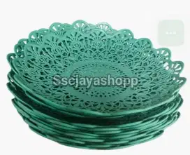 Piring Rotan bunga mahkota lagi obral