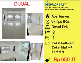 JUAL Murah Apartemen Royal Panakukkang Makassar. dkt Vidaview 3 kmr