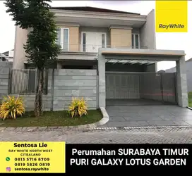 Rumah Puri Galaxy Lotus Garden dekat Araya, Galaxy Mall, Pakuwon City