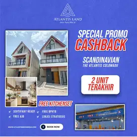 Rumah Modern Scandinavian, Utara Hotel Alana – Sertifikat Ready!