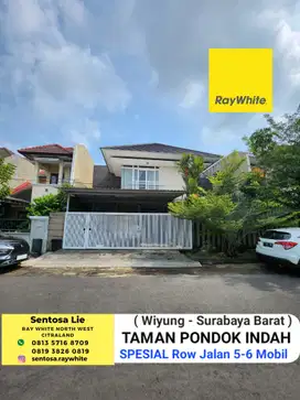 Rumah Taman Pondok Indah Wiyung Surabaya SPESIAL ROW jalan 5 Mobil