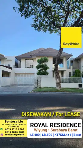Disewakan Rumah Royal Residence -Citraland -Pakuwon Indah -Dian Istana