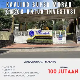Kavling 100 Jutaan Murah Dekat Boarding School Tursina Malang
