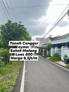 Dijual Tanah Murah Cengger Ayam Suhat Malang Kota