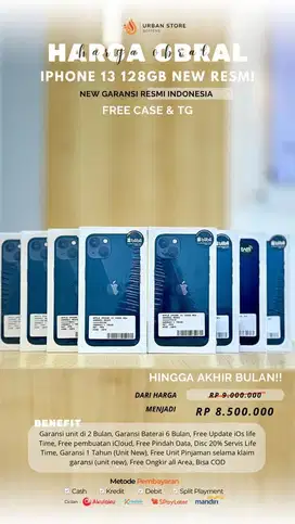 iPhone 13 128GB GARANSI RESMI