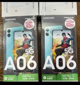Murah new samsung A06 5G 6/128 grs resmi, bs kredit/bs TT