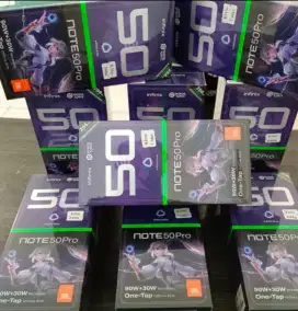Murah new infinix Note 50 pro 8+8/256 grs resmi, bs kredit/bs TT