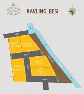 Tanah Kavling hanya 4 menit ke Kampus UII, termurah di kelasnya