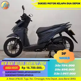 HONDA NEW BEAT DELUXE SMARTKEY 2024 CASH/KREDIT DP MURAH SYARAT MUDAH