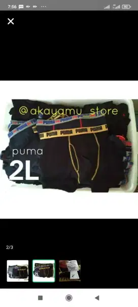 Celana boxer puma celana dalam 2L XL