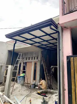 Kanopi alderon mewah minimalis