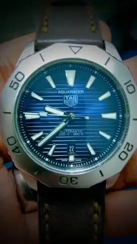 Tag Heuer Aquaracer Limited Edition. Strap Kulit Panjang.