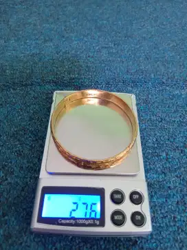 Dijual gelang lapis emas 18kgp