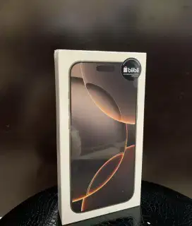 Ready iPhone 16 Pro Max 256GB Desert Titanium New Resmi