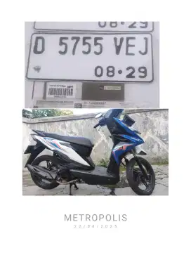 beat eco 2019 pajak panjang