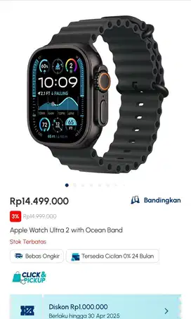 Apple Watch Ultra 2 with Ocean Band