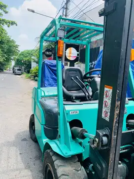 DIJUAL FORKLIFT BEKAS MITSUBISHI GRENDIA 3 TON MAST STD UNIT NORMAL