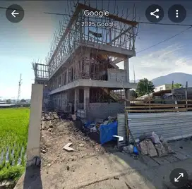 Disewakan bangunan setengah jadi kondisi 60% ..