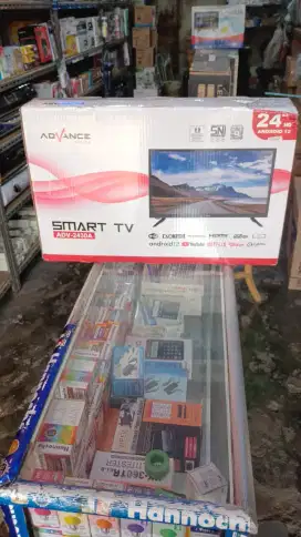 Smart Android Tv ADVANCE 24 inch ( ADV-2430A) android 12 terbaru