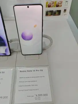 SEGAMPANG ITU CICILAN HANDPHONE XIOMI REDMI NOTE 14 PRO 5G 12/512