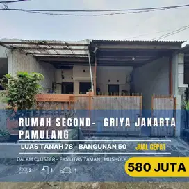 DIJUAL CEPAT RUMAH HARGA MURAH SECONDARY DI DALAM GRIA JAKARTA