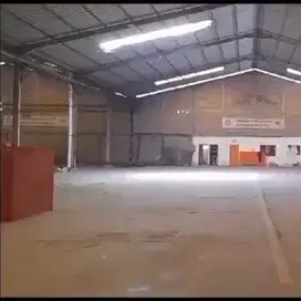 Gudang Siap Pakai 5358m2 Eks Pabrik di Cikupa