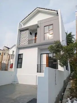 Jual rumah cantik 2lt dekat stasiun woosh inside pool Padalarang