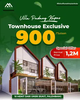 Town House Villa Kapas Berlokasi di Bukit Lama