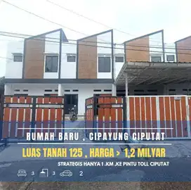 DIJUAL CEPAT RUMAH BARU MODERN MURAH DEKAT JALAN TOL DI CIPUTAT
