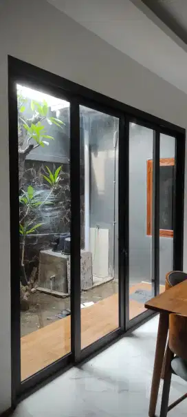 Pintu swing sliding 4 daun