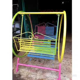 Perosotan, ayunan, jungkat jungkit, playground, kuda kudan, mainan TK