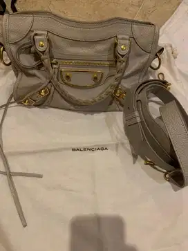 Balenciaga Classic Mini City AJ GHW gris 2014