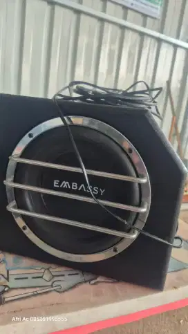 Sub Aktif Embassy Minimalis Suara DagumTidak Makan Tempat Bagasi Mobil