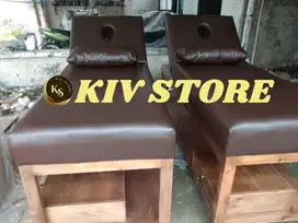bed facial atau bed massage coklat