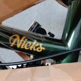 Sepeda Lipat Folding Bike ELEMENT NICKS Hidrolik Freehub loncer TAWON