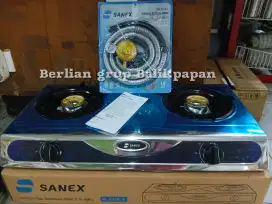 COD (Set Kompor Gas 2 Tungku dan regulator sanex (K-608 S)