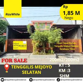 Dijual rumah siap huni tenggilis Mejoyo selatan Surabaya timur