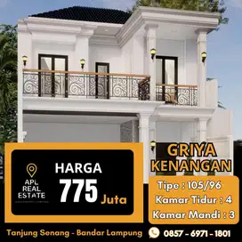 Rumah Mewah bebas arsitek di Tanjung Senang Bandar Lampung