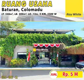 Dijual Ruang Usaha Bekas Coffee Shop di Baturan, Colomadu