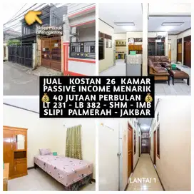 JUAL KOS KOST KOSAN KOSTAN 26 KAMAR DI SLIPI PALMERAH JAKARTA BARAT