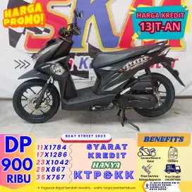 ( beat street tahun 2023 dp:900 angsuran 25rb/hri