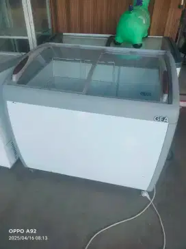 Freezerbok kaca 256L ori