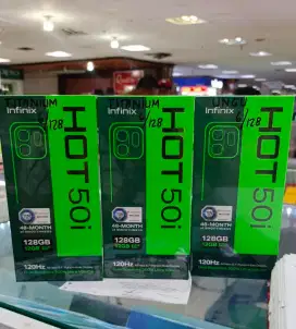 infinix hot 50i 6/128 new