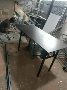 Meja lipat meja makan meja bongkar pasang