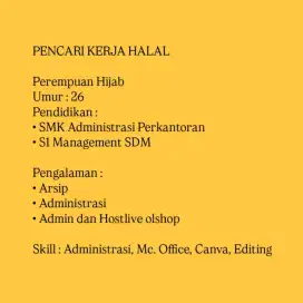 Pencari Kerja Halal