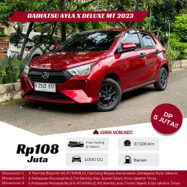 Daihatsu New Ayla X 1.2 MT merah 2023