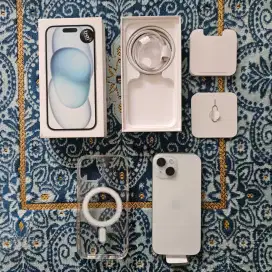 iPhone 15 128GB PA/A – Resmi iBox, Fullset, Baru Pakai 2 Minggu