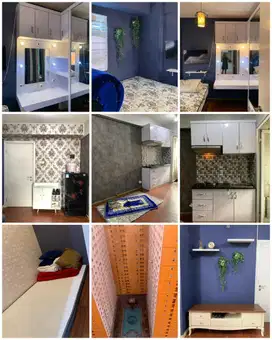 Disewakan Harian Green Pramuka City 2 Kamar - Murah & Bersih