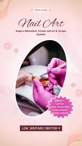 DiCARI TERAPIS EYELASH & NAILS YG BERPENGALAMAN