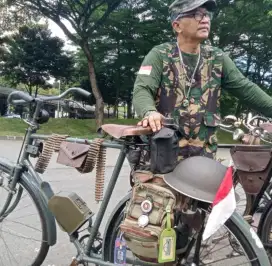 Sepeda Militer Merk BSA Tipe MKV barang langka